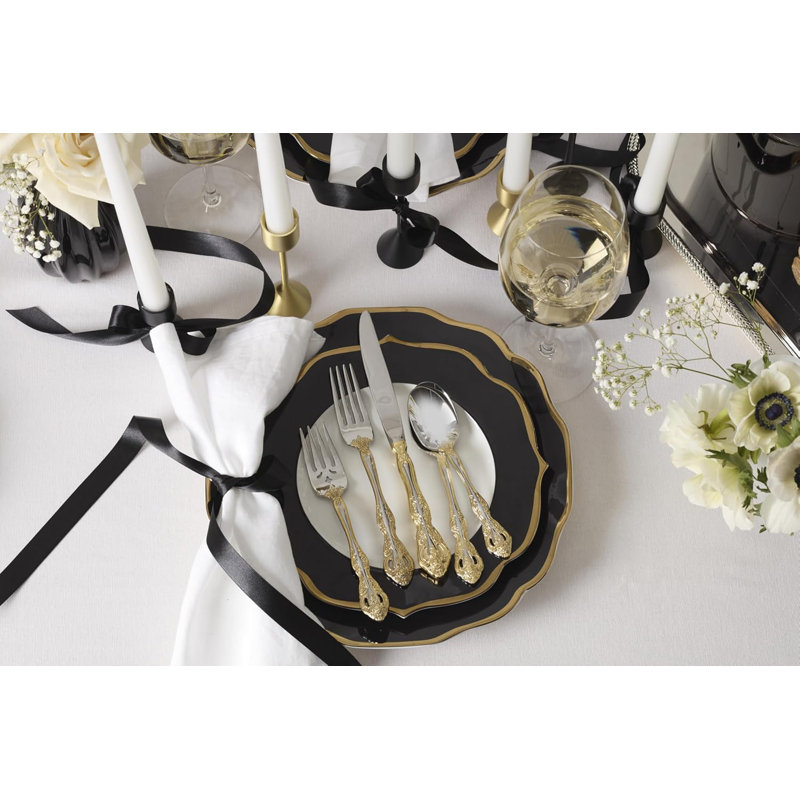 Oneida Golden Michelangelo 20 Piece Fine Flatware Set, Service For